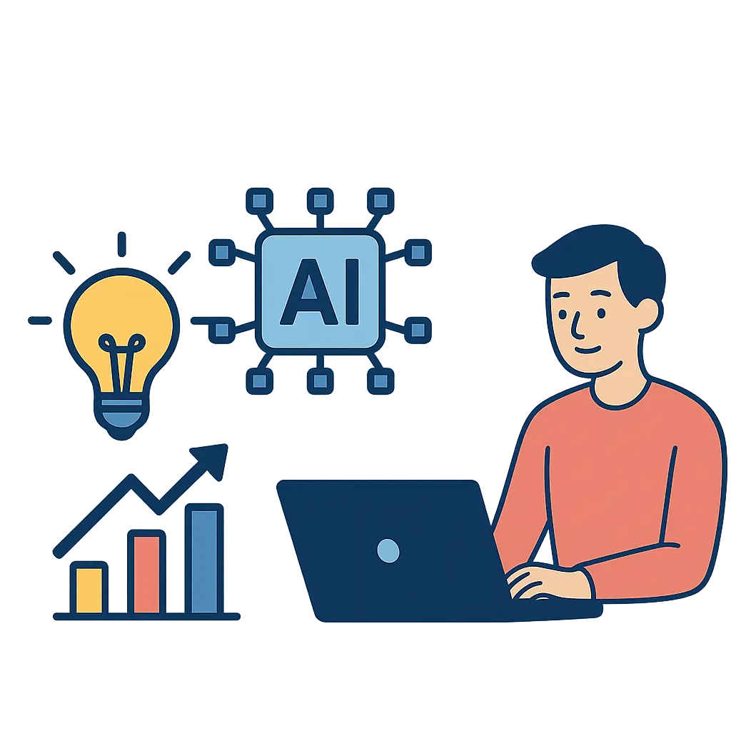 This is an image introducing an AI tool