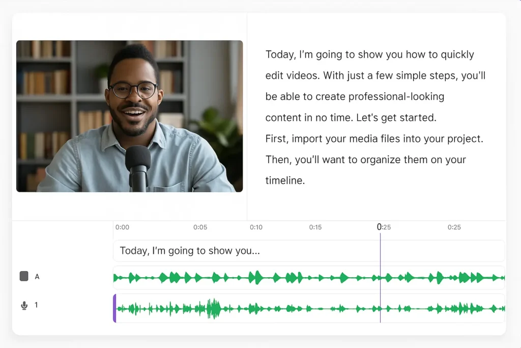 Descript Record, Edit, and Publish Seamlessly